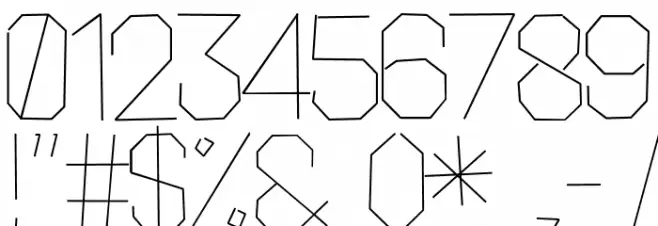 Scruffy-Light Font OTHER CHARS