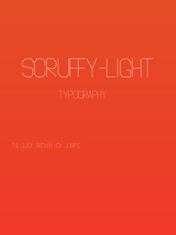 Scruffy-Light Poster