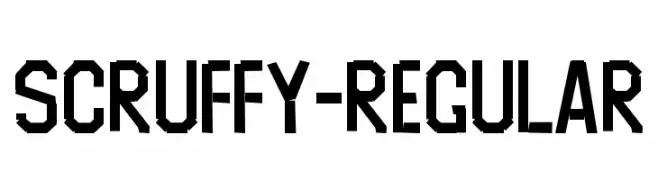 Scruffy-Regular  Free Fonts Download