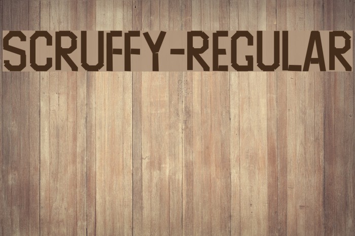 Scruffy-Regular Example 1