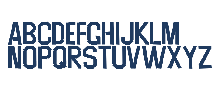 Scruffy-Regular Lowercase