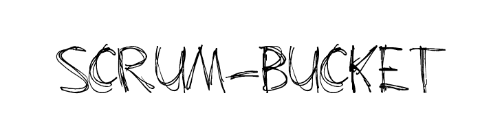 Scrum-Bucket  font caratteri gratis