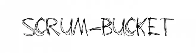 Scrum-Bucket  Fuentes Gratis Descargar
