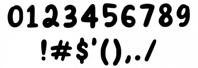 Scrunchies Regular Font OTHER CHARS