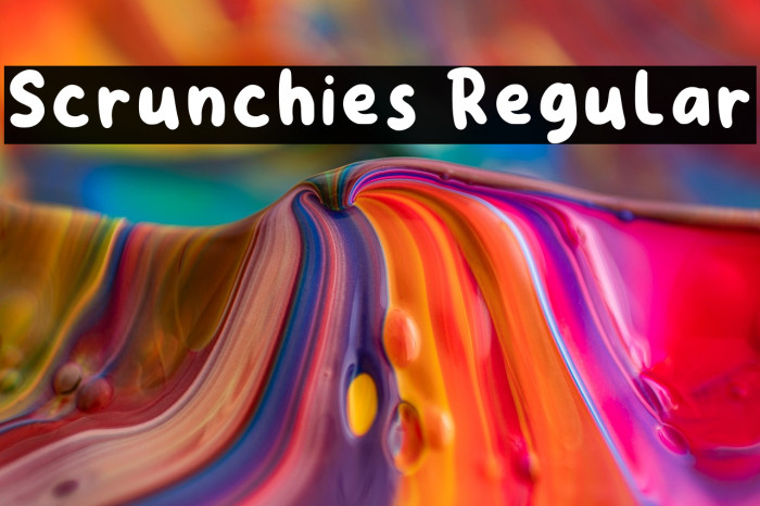 Scrunchies Regular Example 1