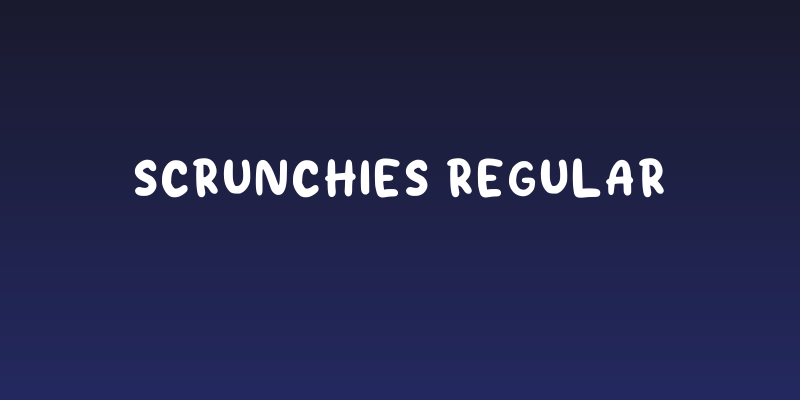 Scrunchies Regular Social Header