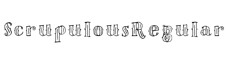 Scrupulous Regular  لخطوط تنزيل