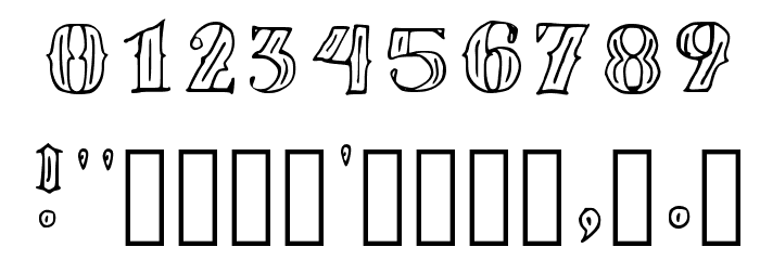 Scrupulous Regular Font OTHER CHARS