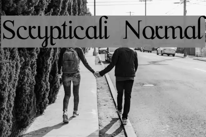 Scrypticali Normal Font examples