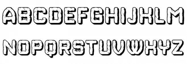 Sculpting Regular Шрифта ВЕРХНИЙ