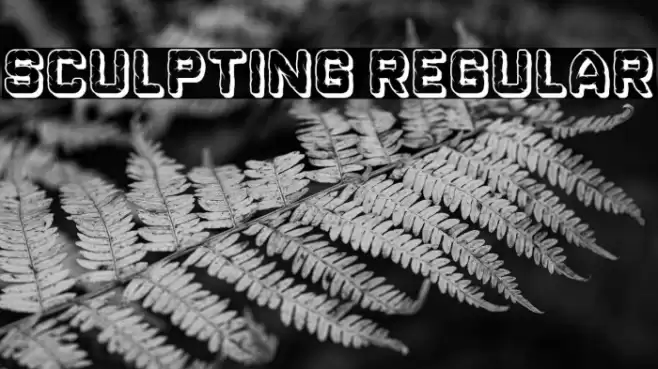 Sculpting Regular 字体 examples