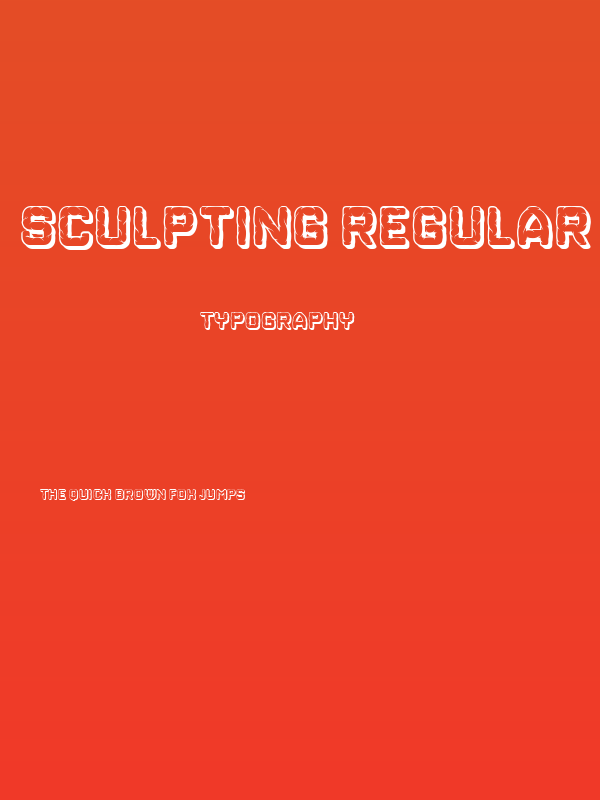 Sculpting Regular Poster