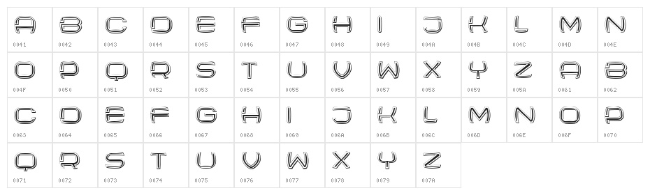 Sculptor College Regular Character Map