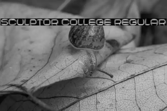 Sculptor College Regular Font examples