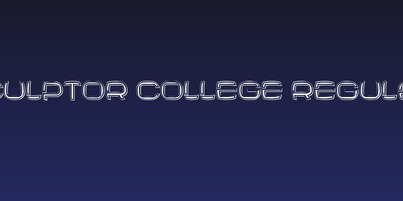 Sculptor College Regular Social Header