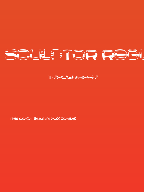 Sculptor Regular Poster