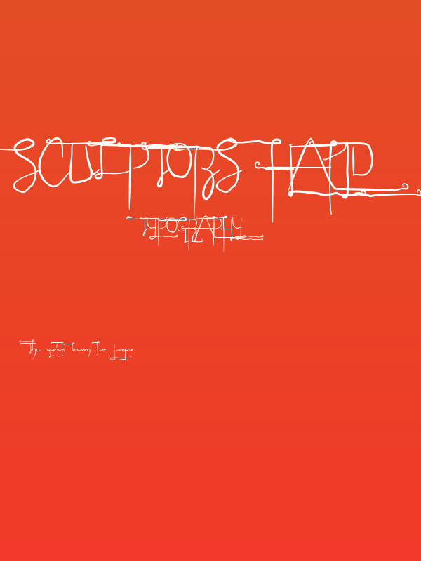 Sculptors Hand Poster