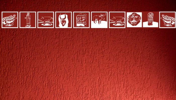 Sculptures Font examples