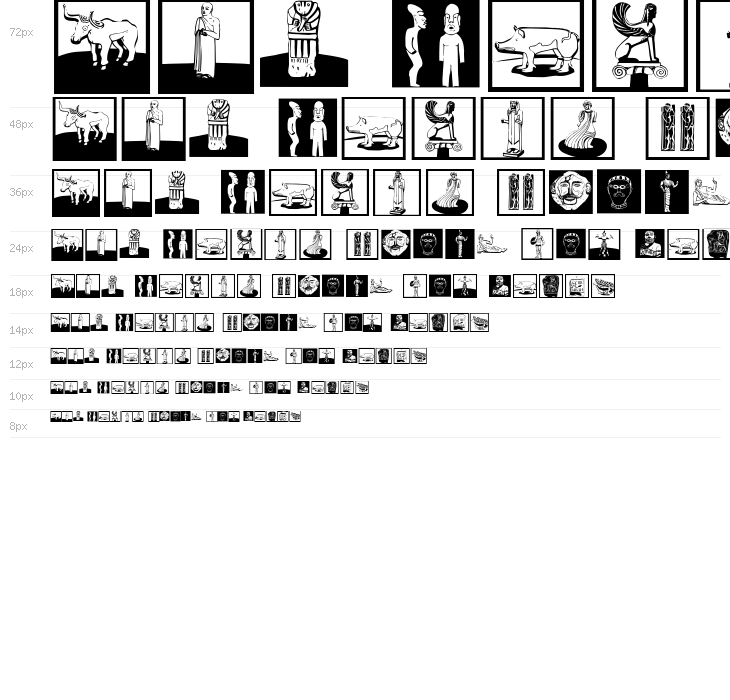 Sculptures Waterfall