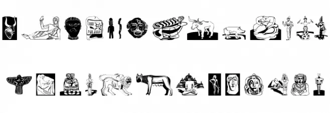 Sculpturs Fonte MAIÚSCULAS