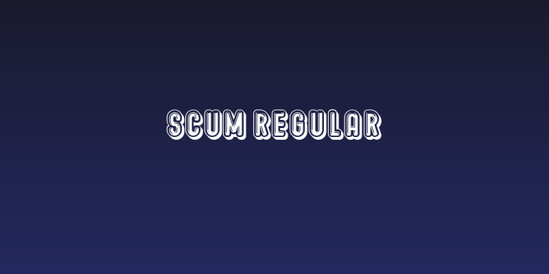 Scum Regular Social Header