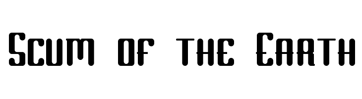 Scum of the Earth  لخطوط تنزيل