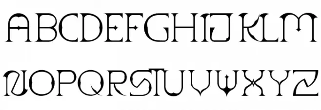 Scythe Шрифта ВЕРХНИЙ