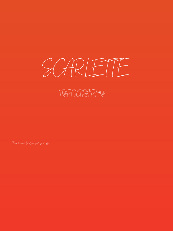 scarlette Poster