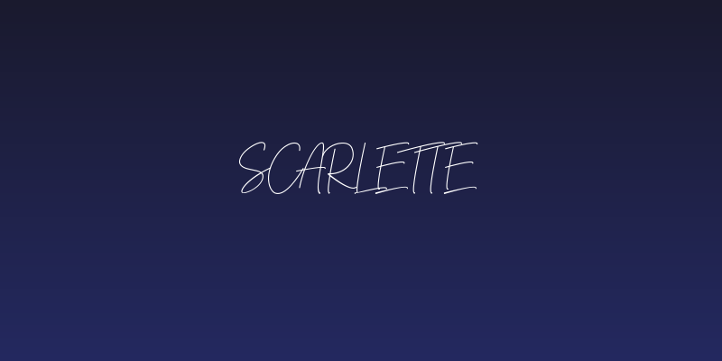 scarlette Social Header