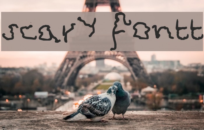 scary fontt لخطوط تنزيل examples