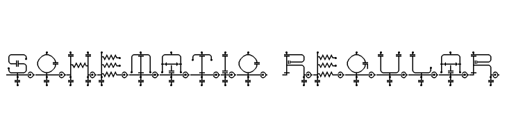 schematic Regular  Descarca Fonturi Gratis