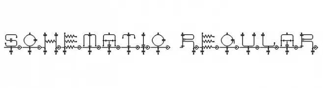 schematic Regular  Frei Schriftart Herunterladen