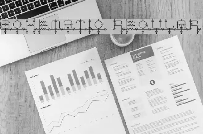 schematic Regular Font examples