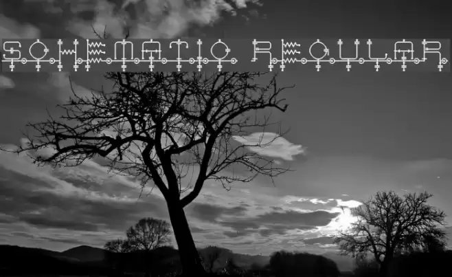 schematic Regular Font examples