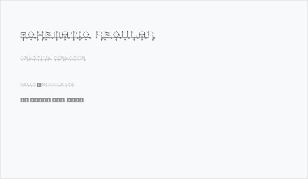 schematic Regular Business Card