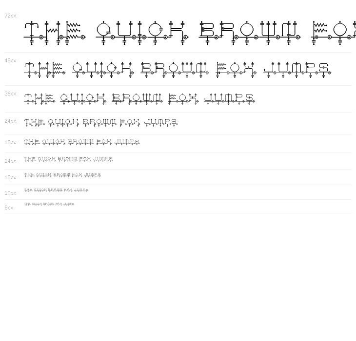 schematic Regular Waterfall
