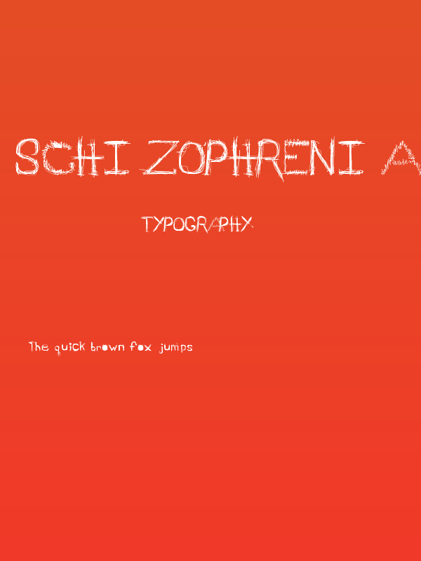 schizophrenia Queue Poster