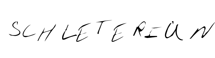 schleterian  Frei Schriftart Herunterladen