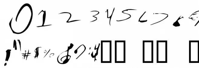 schleterian Font OTHER CHARS