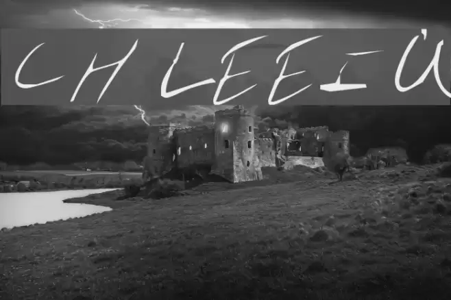 schleterian Font examples