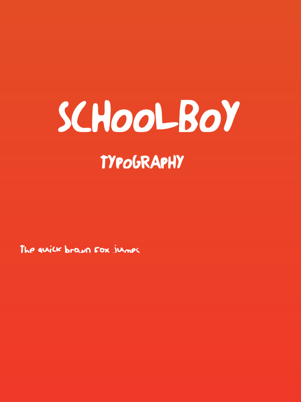 schoolboy Poster