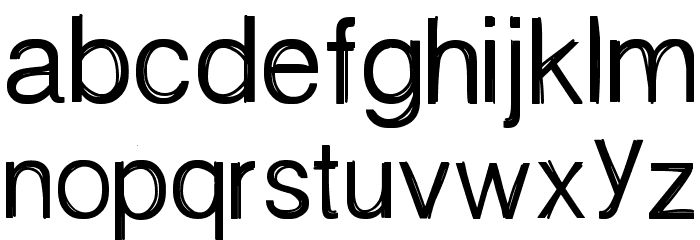 sciallo Font LOWERCASE