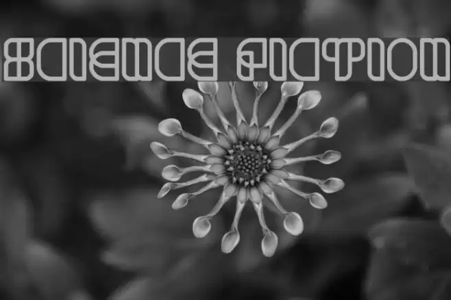 science fiction Font examples