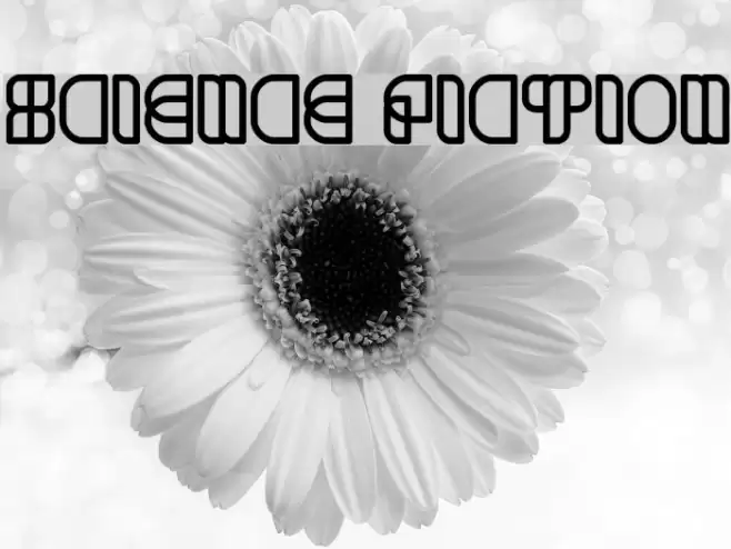 science fiction Font examples