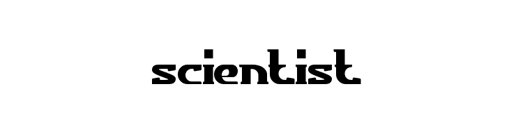 scientist Font
