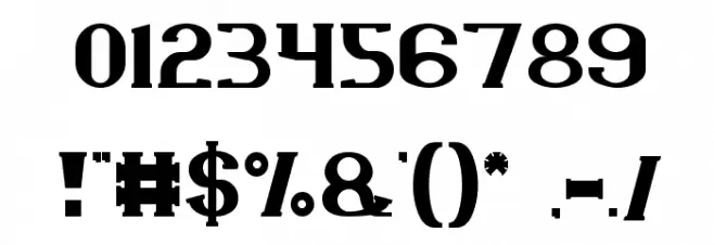 scientist Font OTHER CHARS