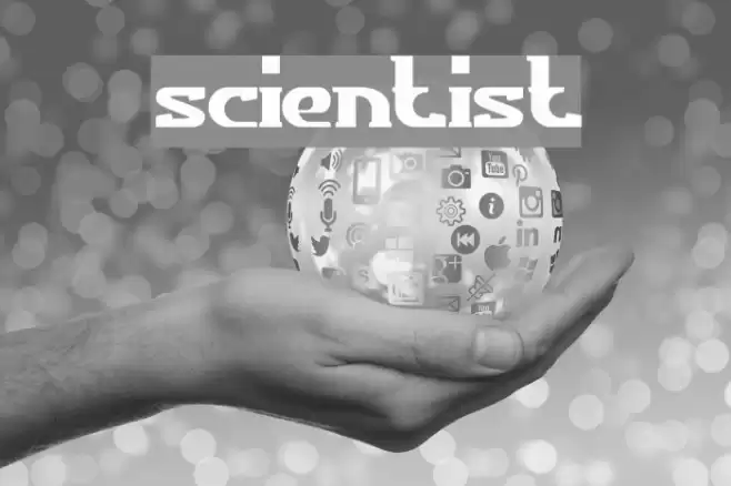 scientist Font examples