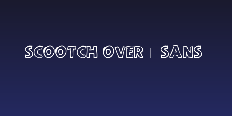 scootch over [sans] Social Header