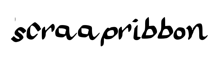 scraapribbon Font