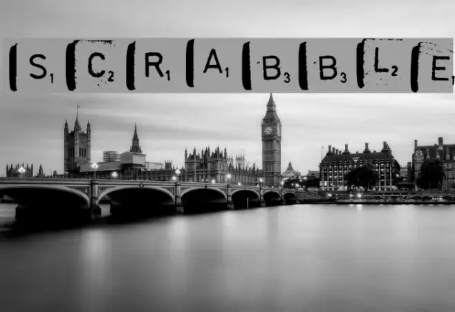 scrabble Font examples